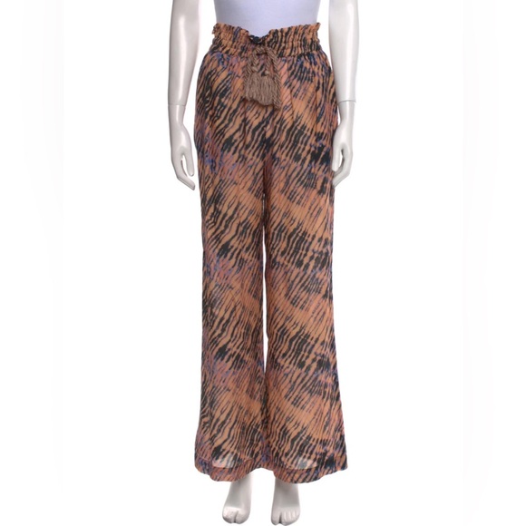 Ulla Johnson Pants - Stylish Multicolor Wide-Leg Pants